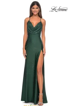 Sexy|Fitted^La Femme 31221 Dark Emerald