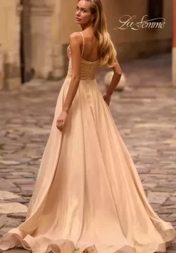A Line|Long Dresses^La Femme 32864