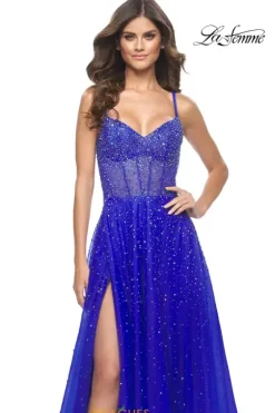 Long Dresses|Plus Sized Dresses^La Femme 32146