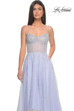 Long Dresses|Plus Sized Dresses^La Femme 32146