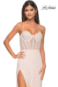 Fitted|Long Dresses^La Femme 32227