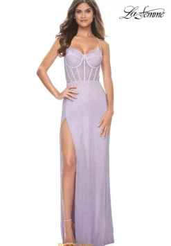 Fitted|Long Dresses^La Femme 32227