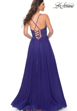 Ball Gowns|A Line^La Femme 32020