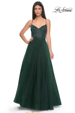 Ball Gowns|A Line^La Femme 32020