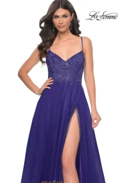 Ball Gowns|A Line^La Femme 32020