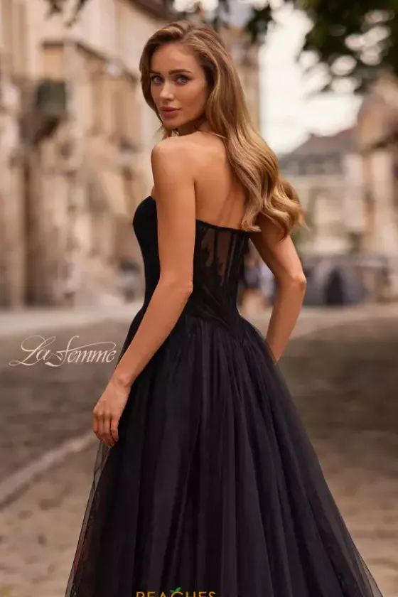 Long Dresses|Plus Sized Dresses^La Femme 33307