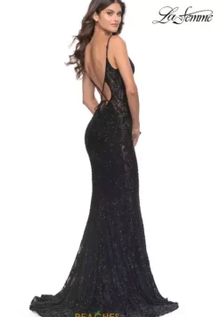 Sexy|Fitted^La Femme 31257 Black