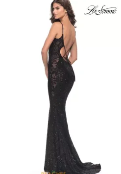 Sexy|Fitted^La Femme 31257 Black