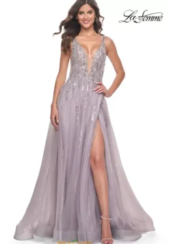 Sweet Sixteen|Long Dresses^La Femme 31995 Dusty Mauve