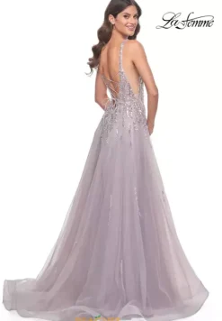 Sweet Sixteen|Long Dresses^La Femme 31995 Dusty Mauve