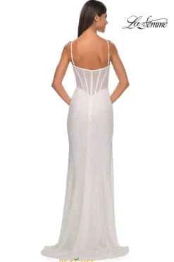 Fitted|Long Dresses^La Femme 32285