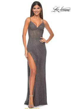 Fitted|Long Dresses^La Femme 32285