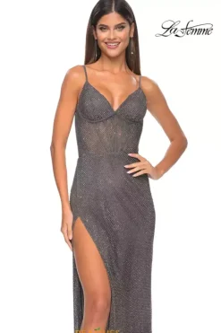 Fitted|Long Dresses^La Femme 32285