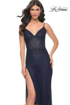 Fitted|Long Dresses^La Femme 32285