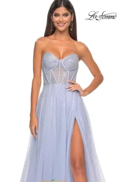 Long Dresses|Plus Sized Dresses^La Femme 32278