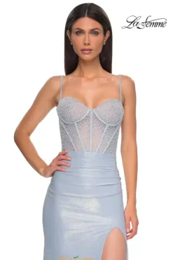 Fitted|Long Dresses^La Femme 33003