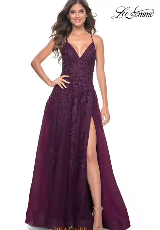 Ball Gowns|A Line^La Femme 32303