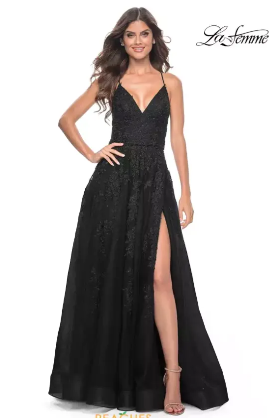 Ball Gowns|A Line^La Femme 32303