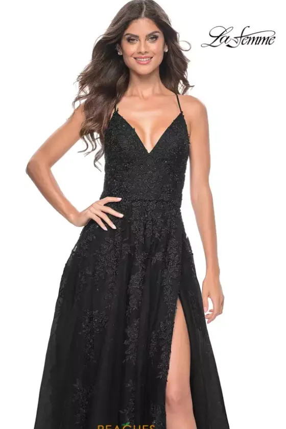 Ball Gowns|A Line^La Femme 32303