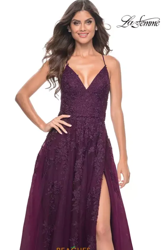 Ball Gowns|A Line^La Femme 32303