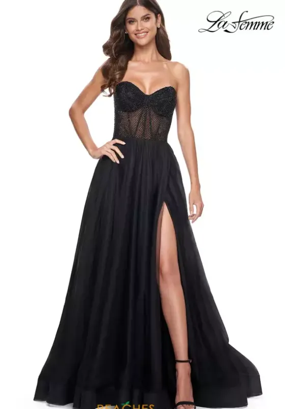 Ball Gowns|A Line^La Femme 32216