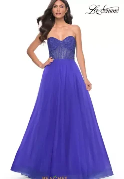 Ball Gowns|A Line^La Femme 32216