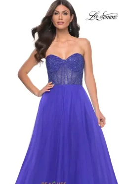 Ball Gowns|A Line^La Femme 32216
