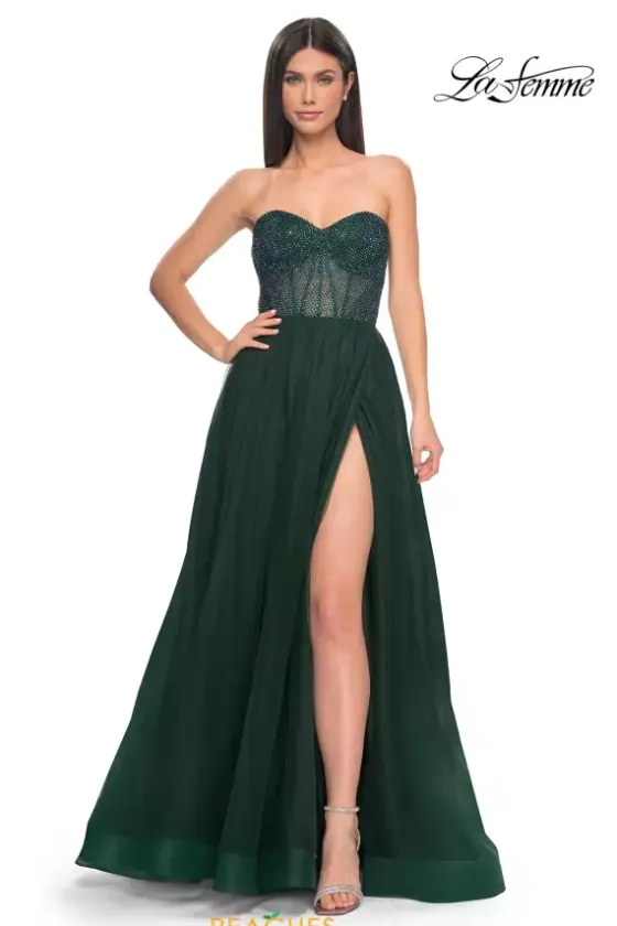Ball Gowns|A Line^La Femme 32216