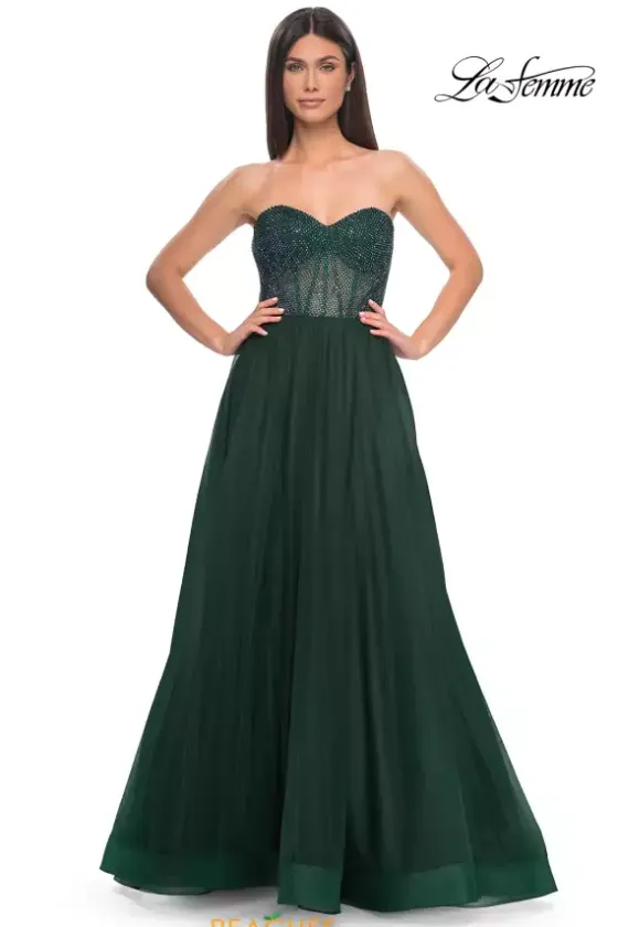 Ball Gowns|A Line^La Femme 32216