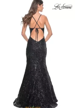 Fitted|Long Dresses^La Femme 31943