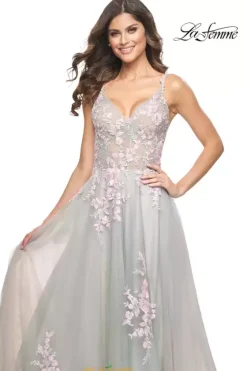 Long Dresses|Plus Sized Dresses^La Femme 31939