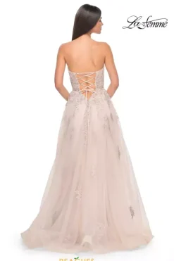 Long Dresses|Plus Sized Dresses^La Femme 32084