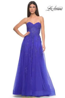 Long Dresses|Plus Sized Dresses^La Femme 32084