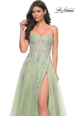 Long Dresses|Plus Sized Dresses^La Femme 32084