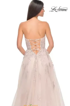 Long Dresses|Plus Sized Dresses^La Femme 32084