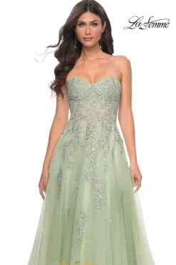 Long Dresses|Plus Sized Dresses^La Femme 32084