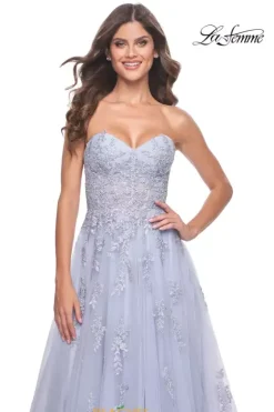 Long Dresses|Plus Sized Dresses^La Femme 32084