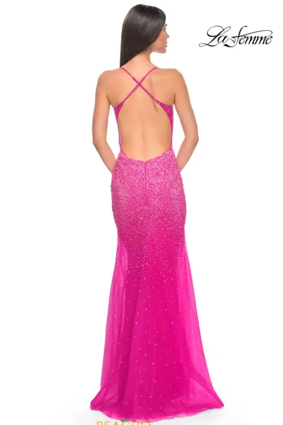 Fitted|Long Dresses^La Femme 32007