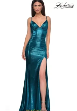 Fitted|Long Dresses^La Femme 32812