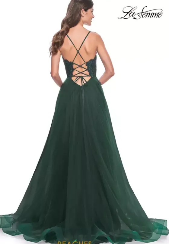 A Line|Long Dresses^La Femme 32306