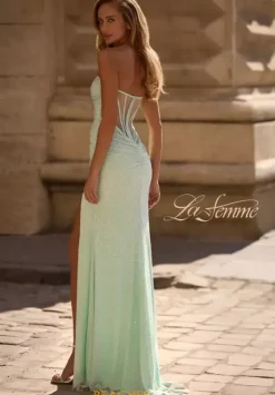 Fitted|Long Dresses^La Femme 32774