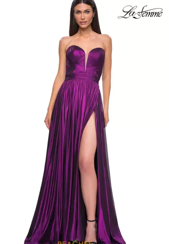 A Line|Long Dresses^La Femme 32899