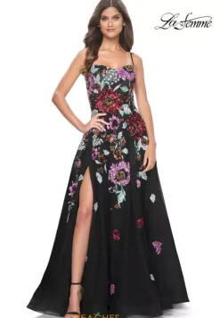 Sweet Sixteen|Long Dresses^La Femme 32019 Black