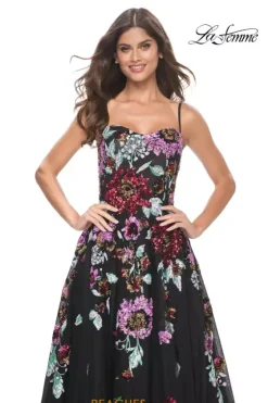 Sweet Sixteen|Long Dresses^La Femme 32019 Black