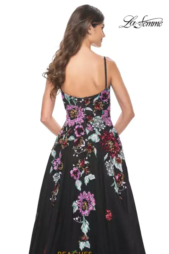 Sweet Sixteen|Long Dresses^La Femme 32019 Black