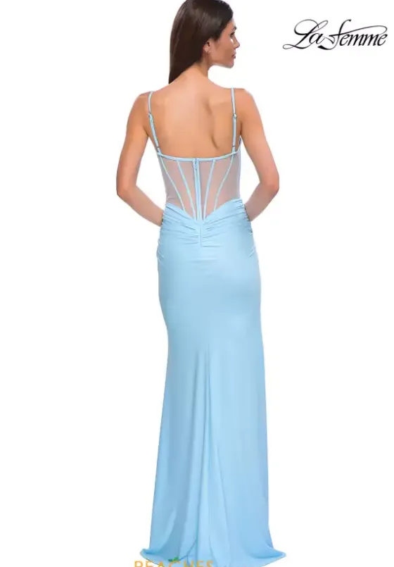 Fitted|Long Dresses^La Femme 32962