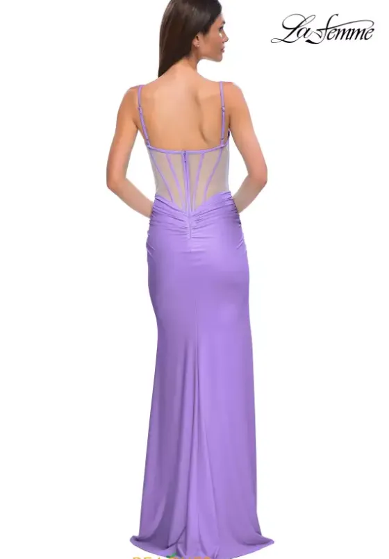Fitted|Long Dresses^La Femme 32962