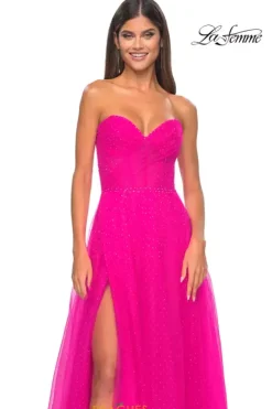 Long Dresses|Plus Sized Dresses^La Femme 31997