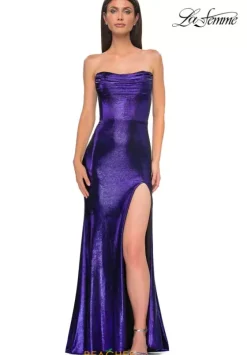 Fitted|Long Dresses^La Femme 32828