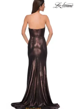 Fitted|Long Dresses^La Femme 32828